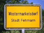 Westermarkelsdorf Ortsschild